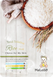 Маска для лица тканевая с экстрактом риса, 25 г — Meloso Mask Total Solution