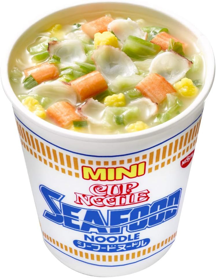 Лапша Nissin Cup Noodle Seafood Mini с морепродуктами, 38 г