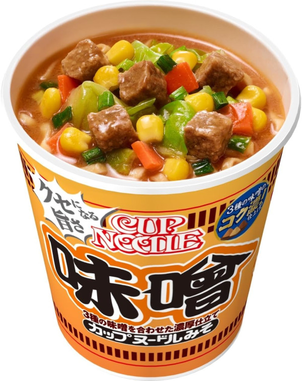Лапша Nissin Cup Noodle Miso с мисо-бульоном, 82 г