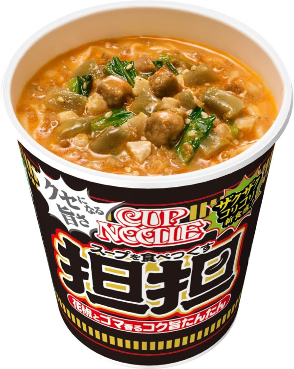 Острая лапша Nissin Cup Noodle Tantan с кунжутом, 87 г