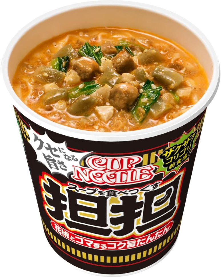 Острая лапша Nissin Cup Noodle Tantan с кунжутом, 87 г