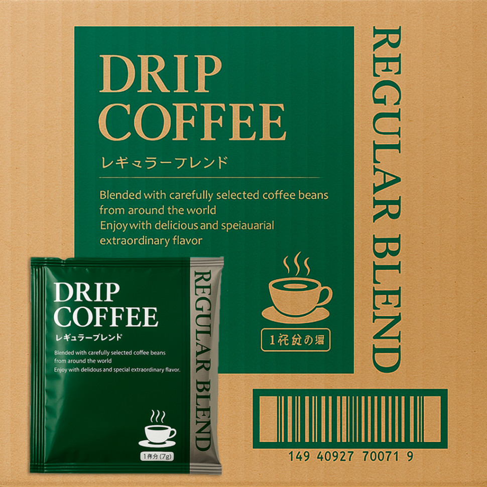 Кофе молотый крепкий в фильтр-пакетах Drip Coffee