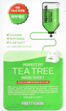 Маска для лица листовая с маслом чайного дерева, 25 мл — PrettySkin Mask