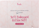 Хлопковые диски с тиснением PRRETI Soft Embossed Cotton Puff, 500 шт..