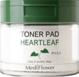 Тонер пэды для лица увлажняющие с экстрактом хауттюйнии — Medi Flower Pad