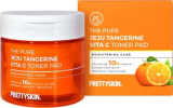 Тонер-пэды для лица осветляющие с экстрактом мандарина, 140 мл — PrettySkin