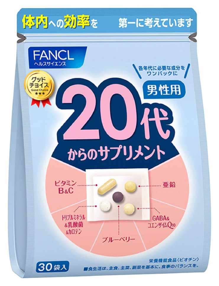 Комплекс витаминов для мужчин 20 лет и старше от Fancl